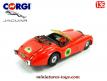 La Jaguar XK120 Rome Liège en miniature par Corgi Toys England au 1/36e