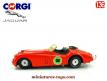 La Jaguar XK120 Rome Liège en miniature par Corgi Toys England au 1/36e