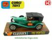 La Bentley 1927 Le Mans Winner verte en miniature Corgi Classics au 1/43e