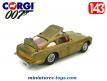 La DB5 Aston Martin James Bond 007 miniature par Corgi au 1/43e incomplète