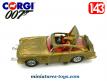 La DB5 Aston Martin James Bond 007 miniature par Corgi au 1/43e incomplète