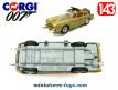 La DB5 Aston Martin James Bond 007 miniature par Corgi au 1/43e incomplète
