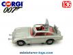 La DB5 Aston Martin de James Bond en miniature Corgi au 1/36e incomplète
