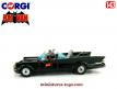 La Batmobile en miniature de Corgi England au 1/43e