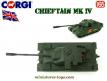 Le char britannique Chieftain MK IV miniature de Corgi Toys au 1/65e