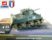 Le char Sherman M4 A2 de l'armée française miniature de Corgi au 1/50e
