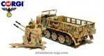 Le semi chenillé SdKfz 7/1 Flakvierling 38 miniature de Corgi au 1/50e 