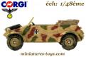 La Volkswagen Kubelwagen type 82 miniature de Corgi au 1/48e