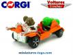La voiture canon orange de Jerry en miniature par Corgi Junior 