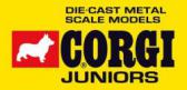 La caravane blanche en miniature Corgi Junior 3 inches au 1/65e 