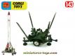 La plateforme du missile Corporal de Corgi-Toys England en miniature au 1/43e