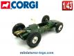 La Formule 1 Lotus Climax miniature de Corgi Toys au 1/43e incomplète