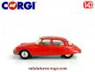 La DS 19 Citroën rouge miniature de Corgi Toys England au 1/43e