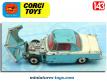 Le coupé Triumph Herald miniature par Corgi Toys au 1/43e incomplet