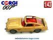 La DB5 Aston Martin James Bond 007 miniature par Corgi au 1/43e incomplète