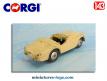 La Triumph TR2 roadster miniature par Corgi Toys au 1/43e incomplète