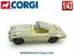 La Chevrolet Corvette Sting Ray miniature de Corgi Toys au 1/43e incomplète