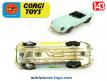 La Jaguar type E miniature par Corgi Toys England au 1/43e incomplète