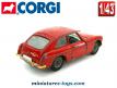 La MGB GT rouge miniature de Corgi Toys au 1/43e