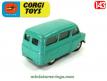 Le Bedford Dormobile bleu en miniature de Corgi Toys England au 1/43e