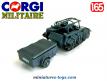 Un Hanomag lance roquettes en miniature par Corgi Toys au 1/65e 