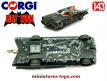 La Batmobile miniature de Corgi Toys au 1/43e incomplète
