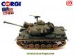 Le char américain M48 A3 Patton au Vietnam en miniature de Corgi au 1/50e