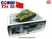 Le char T34/85 en miniature de Corgi au 1/50e