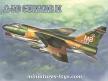 Le jet Corsair A7D vert en miniature de Matchbox Sky Busters