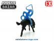 Le cow boy a cheval en figurine plastique jouet de bazar des années 1970 1980