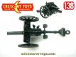 Le canon de campagne de 75 sur roues miniature par Crescent-Toys au 1/38e