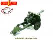 Le canon 25 Pounder sur roues en miniature de Crescent-Toys au 1/32e