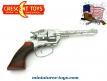 Un pistolet jouet Colt Western Mustang en métal par Crescent Toys England
