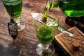 Une cuillère a Absinthe Ercuis en métal argenté des années 1900
