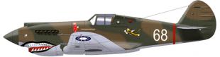 L'avion de chasse américain P40 B Flying Tigers en miniature d'Italeri et Fabbri au 1/100e