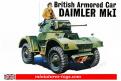 Le Daimler armoured car en miniature par Dinky Toys England au 1/50e