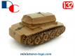 Le char miniature en platre creux de DC produit en 1945