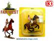 La figurine du chef Cochise à cheval de l'Ouest américain par Del Prado au 1/32e