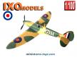 Le chasseur anglais Spitfire Mk II en avion miniature Ixo Models au 1/100e