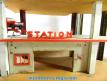 Le garage station services multi niveaux miniature jouet par Depreux incomplet