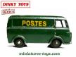 Le fourgon postal Peugeot D3A françaises miniature de Dinky Toys au 1/50e