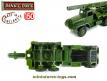 Le camion International lance missile Honest John miniature Dinky Toys au 1/50e