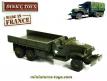 Le conducteur pour le camion GMC 6x6 miniature de Dinky Toys France au 1/43e