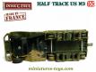 Un Half-track US M3 en miniature de Dinky Toys France au 1/50e incomplet