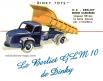 8 Pneus Dinky Toys 21/8 noirs a bande ronde pour vos camions Dinky