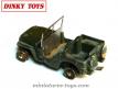 Le pare brise non rabattable pour la Jeep miniature 80B de Dinky Toys France