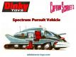 Le Spectrum Pursuit Vehicle en miniature de Dinky Toys England incomplet