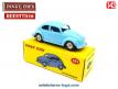 La Volkswagen Coccinelle en miniature de Dinky Toys rééditée par Atlas au 1/43e