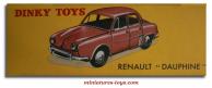 La Renault Dauphine en miniature de Dinky Toys rééditée par Atlas au 1/43e