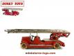 La Delahaye pompiers grande échelle miniature de Dinky Toys au 1/50e 